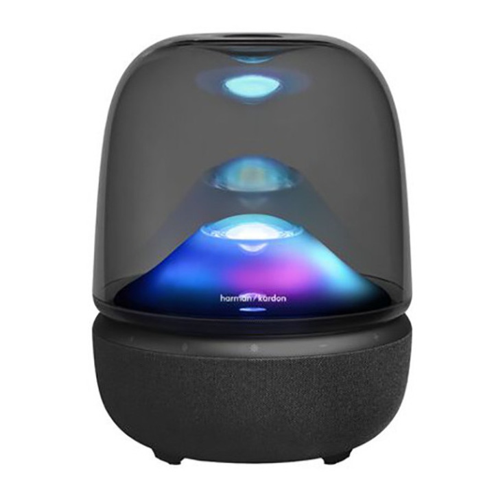 Аудио система Harman Kardon Aura Studio 5 Wi-Fi, 160 W, Амбиентно осветление, Bluetooth 6.0, Auracast, Черен