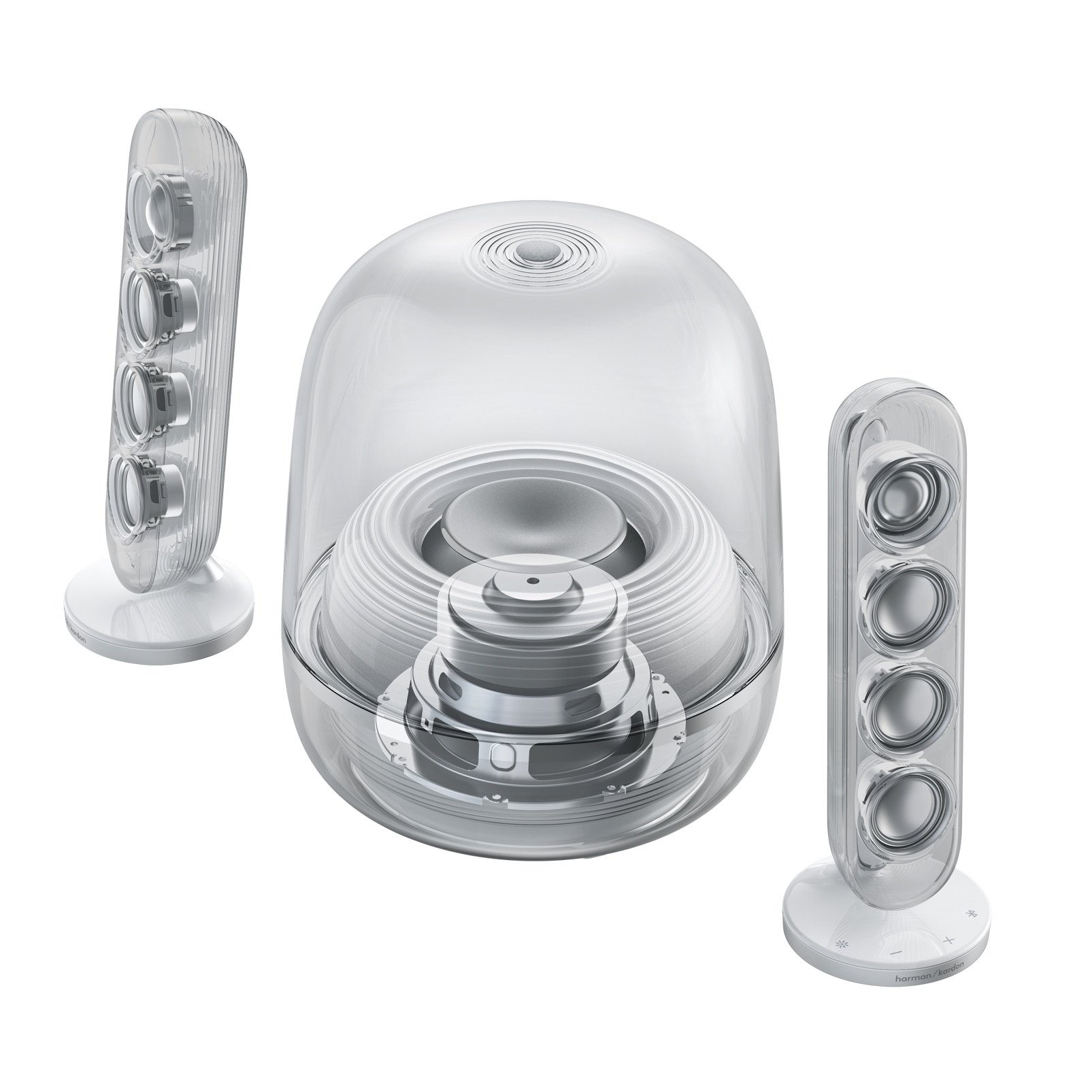 harman/kardon SOUNDSTICKS WIRELSS 美品 Sistem audio 2.1 Harman Kardon Soundsticks 5 Wi-Fi, 190 W, Lumina