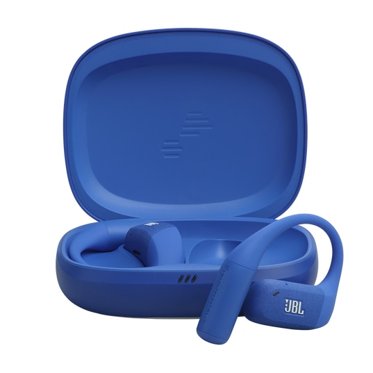 Casti sport open-ear JBL Endurance Zone, True Wireless, IP68, 4 microfoane, Redare pana la 32 h, Albastru