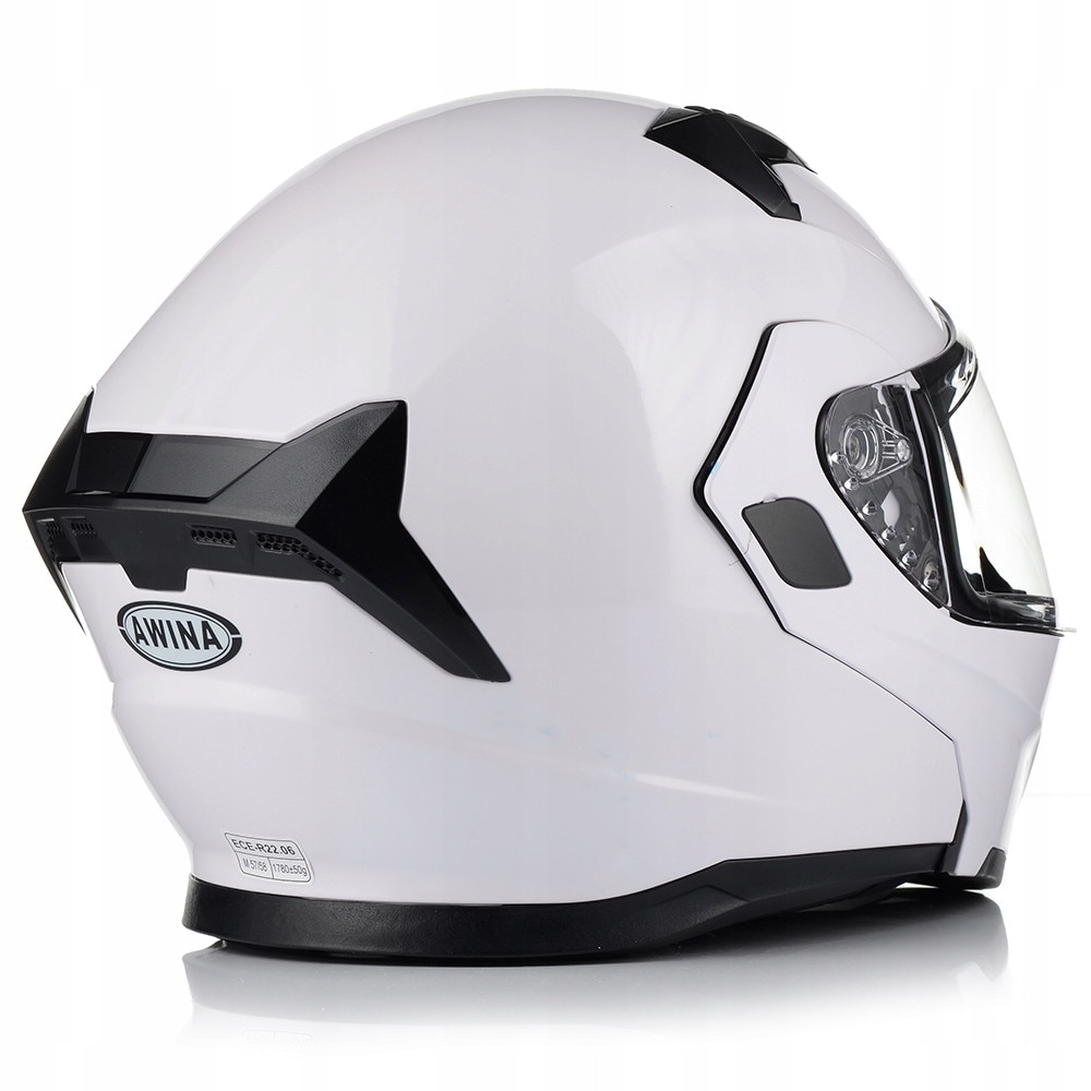 Casca Moto, Awina, Alb, Flip Up, Protectie UV, ABS, ECE 22.06, XL