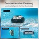 WYBOT C1PRO Robotporszívó, medencetakarító falhoz és padlóhoz, APP Wash Wall Waterline Max 150㎡ Vezeték nélküli robotisztító
