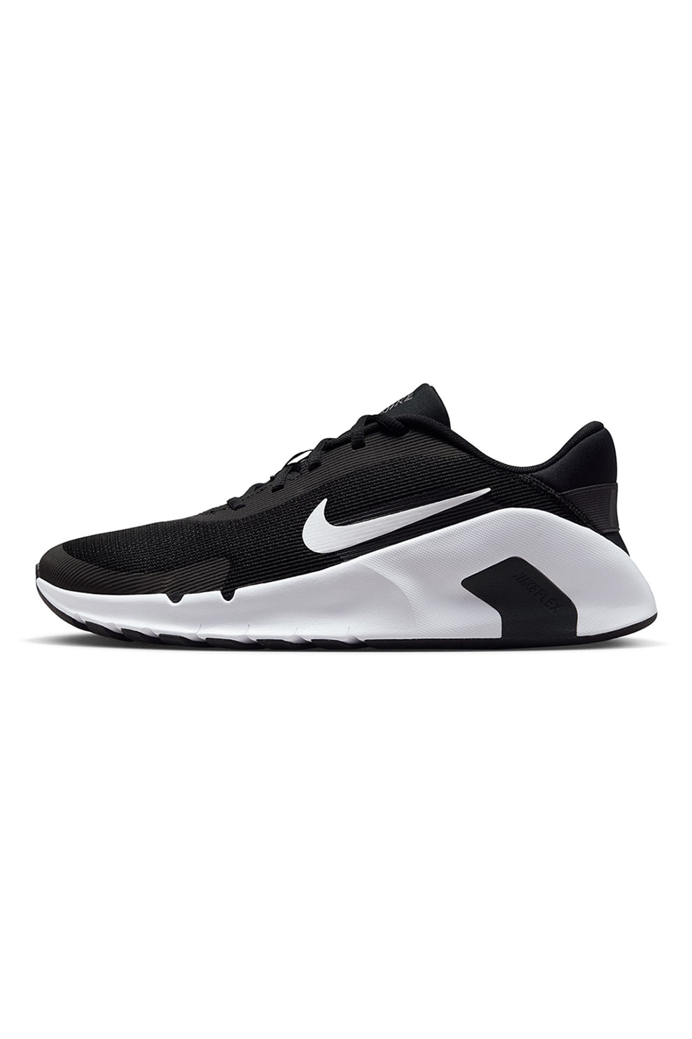 NIKE, Pantofi Flex Train pentru alergare si fitness, Alb, Negru, Gri, 10.5