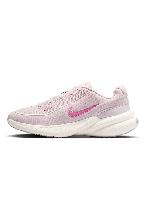 Nike, Pantofi sport Air Zoom Upturn, Alb/Roz pal