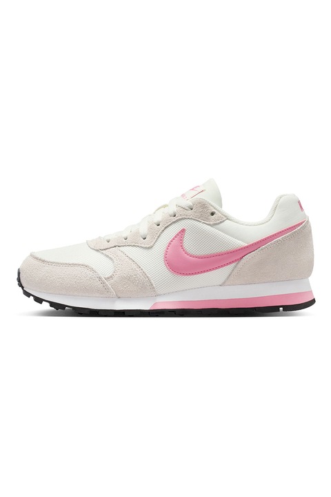 Nike, MD Runner 2 sneaker nyersbőr részletekkel, Fehér/Csontszín/Pasztellrózsaszín