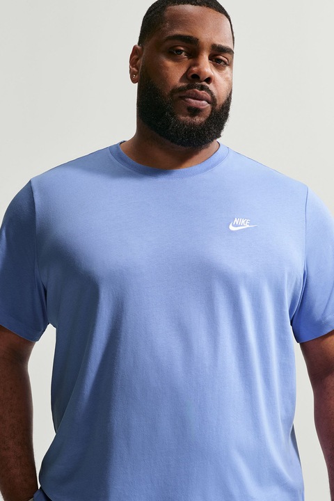 Nike, Памучна тениска Sportswear Club, Лавандула, Син, L