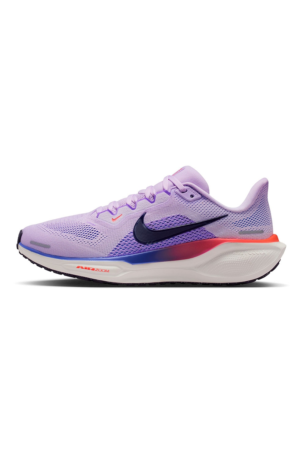 Nike, Pantofi Air Zoom Pegasus 41 cu detalii reflectorizante pentru alergare, Albastru ultramarin, Lila, Liliac prafuit, 6