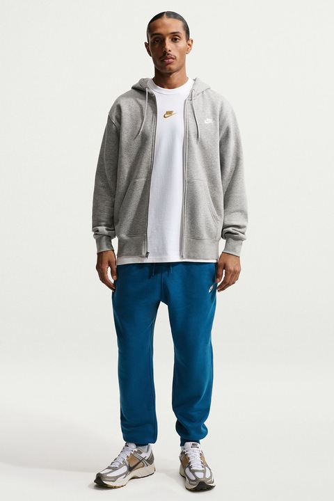 Nike, Спортен панталон Sportswear Club с регулируема връзка, Син