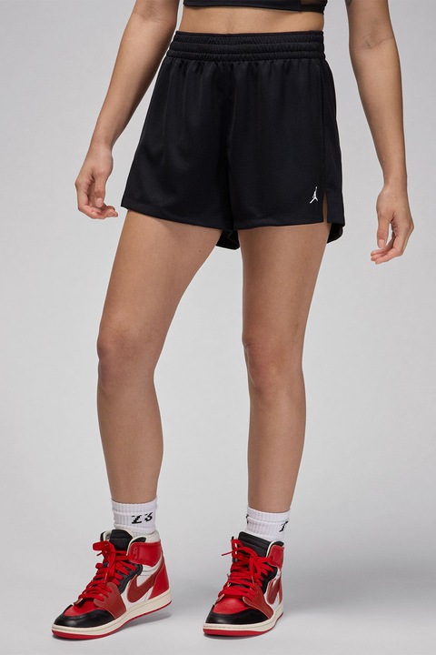Nike, Dri Fit Basketball rugalmas derekú rövidnadrág, Fekete