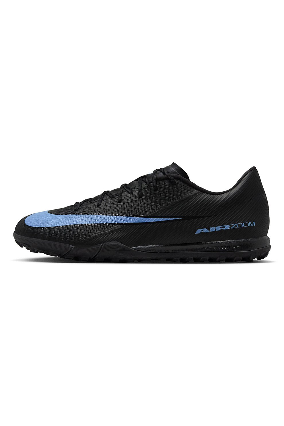 Nike, Pantofi Mercurial Vapor 16 Academy cu branturi cu amortizare, pentru fotbal, Negru, Albastru glaciar, 10