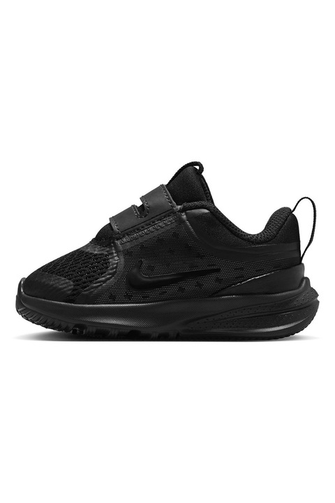Nike, Pantofi Star Runner 5 din material textil cu velcro, pentru alergare, Negru, 23.5 EU