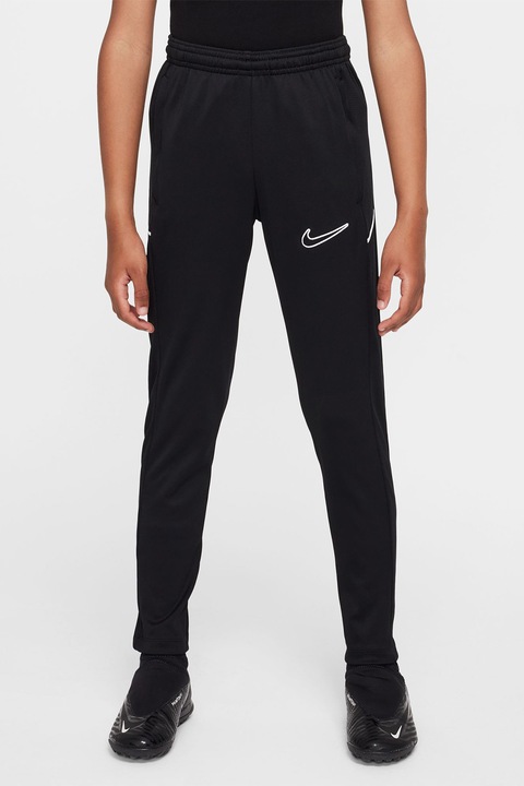 Nike, Pantaloni cu terminatii cu fermoar si tehnologi Dri-FIT, pentru fotbal, Negru