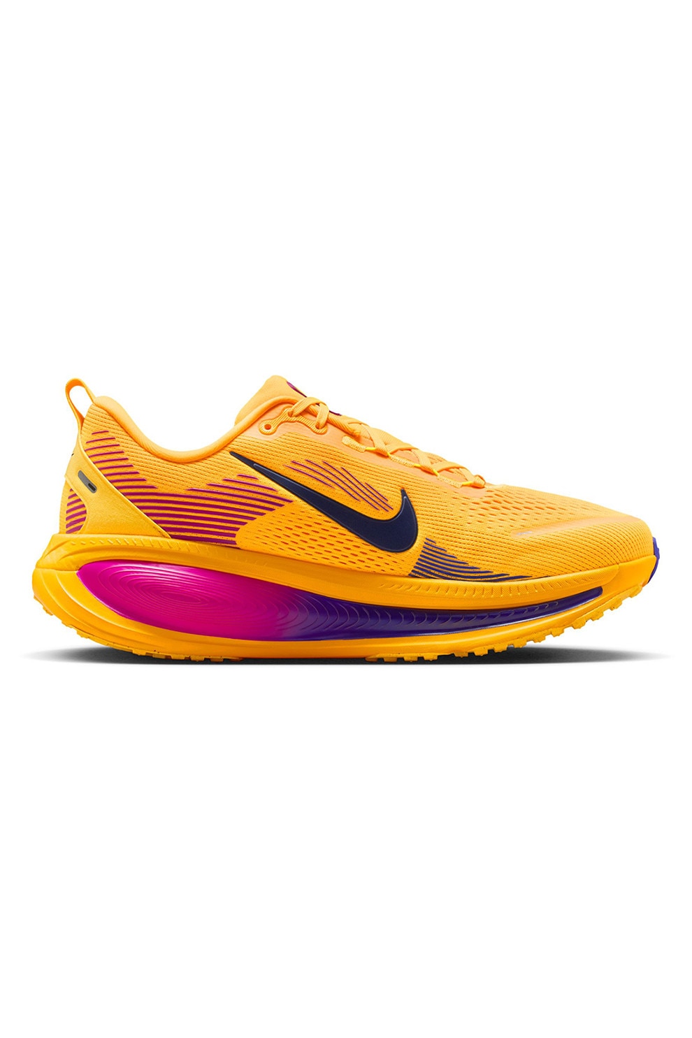 Nike, Pantofi Vomero 18 Road pentru alergare, Galben sofran, 9.5