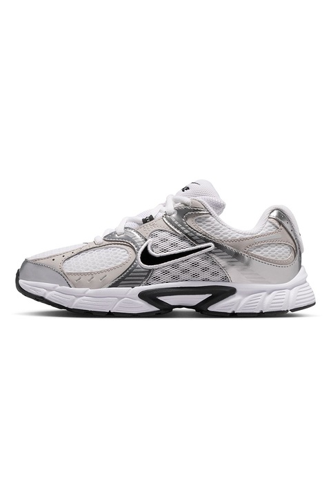 Nike, Спортни обувки V5 RNR с мрежести зони, Сив/Бял