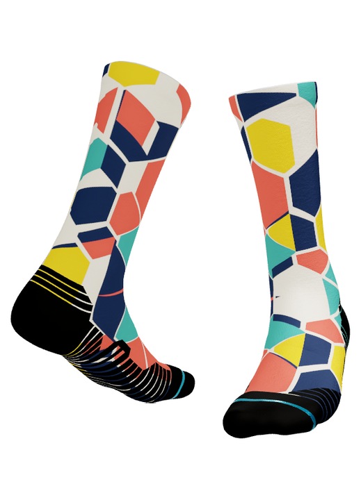 Sosete Colorful Abstract 13 38-43 EU