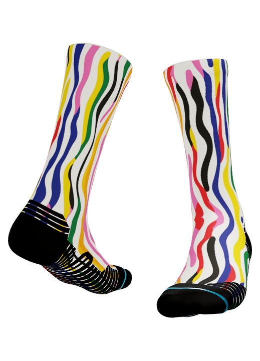 Sosete Colorful Abstract 270 38-43 EU