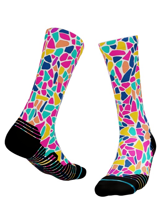 Sosete Colorful Abstract 644 38-43 EU