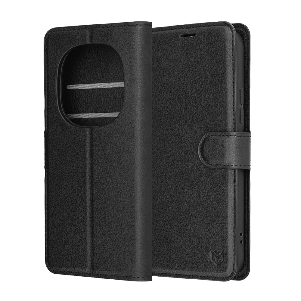 Husa pentru Xiaomi Redmi Note 15 Pro Plus 5G / Poco M8 Pro 5G Tip Carte, Leather Folio, Functie de Stand, Calitate Premium, Antisoc, Protectie Sporita, Negru