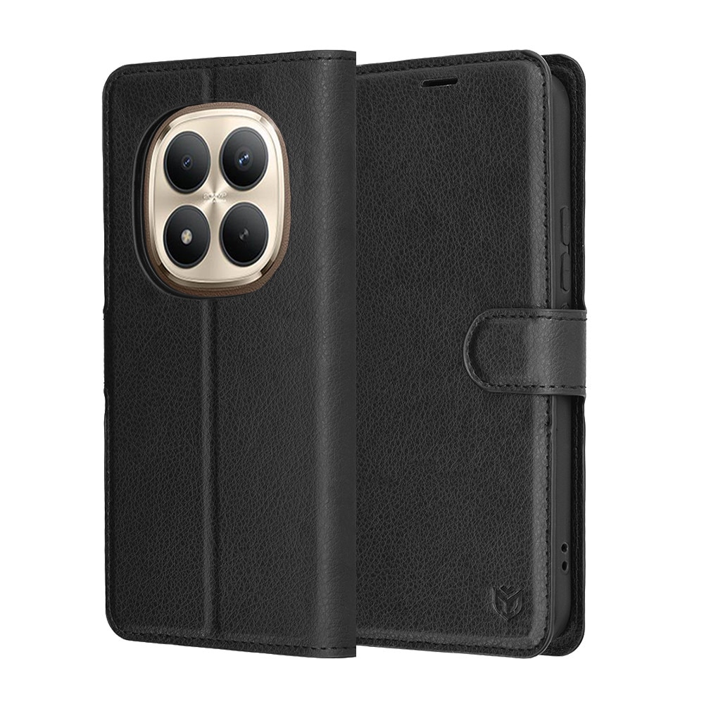 Husa pentru Xiaomi Redmi Note 15 Pro Plus 5G / Poco M8 Pro 5G Tip Carte, Leather Folio, Functie de Stand, Calitate Premium, Antisoc, Protectie Sporita, Negru