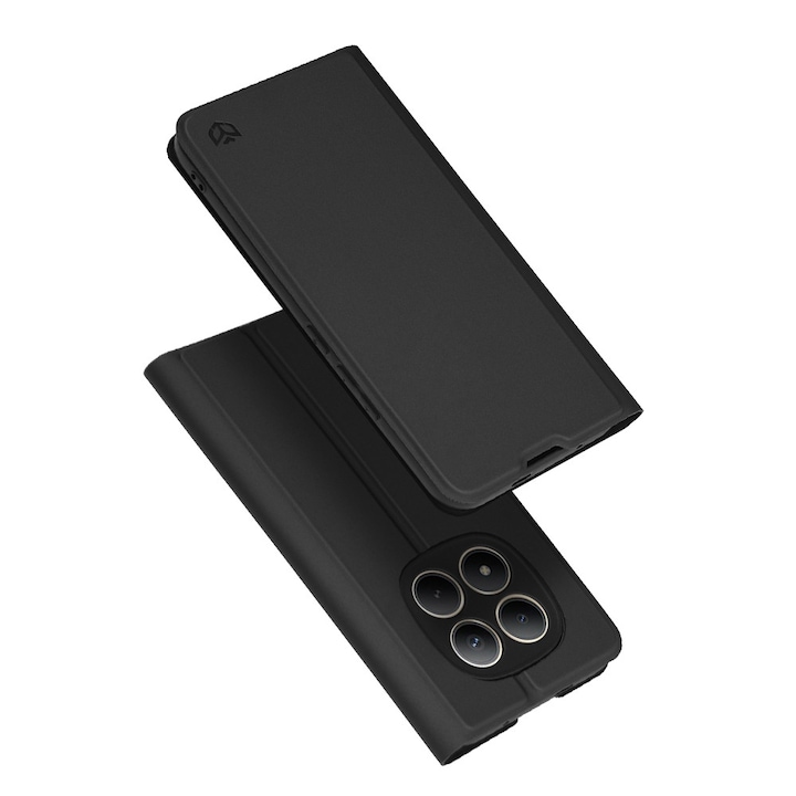 Husa pentru Xiaomi Redmi Note 15 Pro+ 5G / Poco M8 Pro 5G - Techsuit Magskin Book - Black