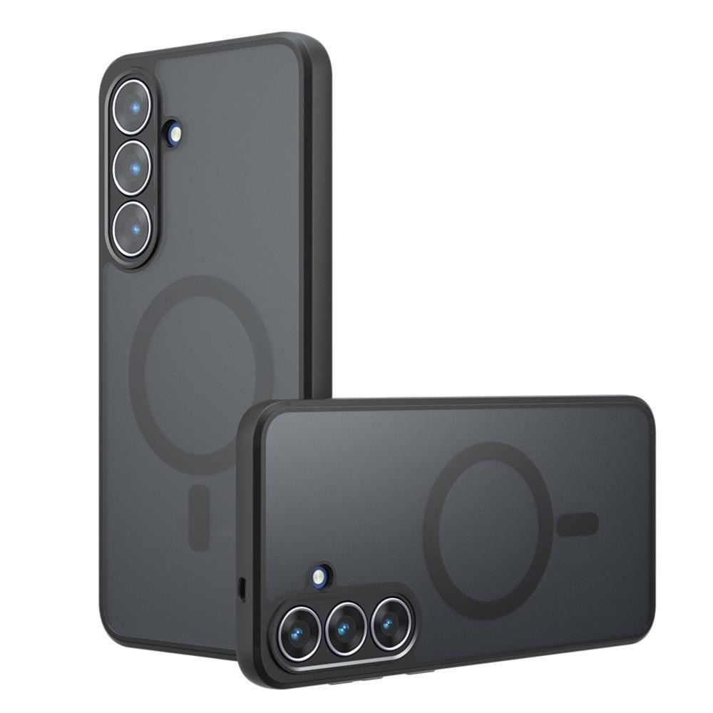 Husa pentru Samsung Galaxy S26 Daden® PureFrost MagSafe, Incarcare wireless, Protectie sporita, Anti-amprenta, Negru fumuriu