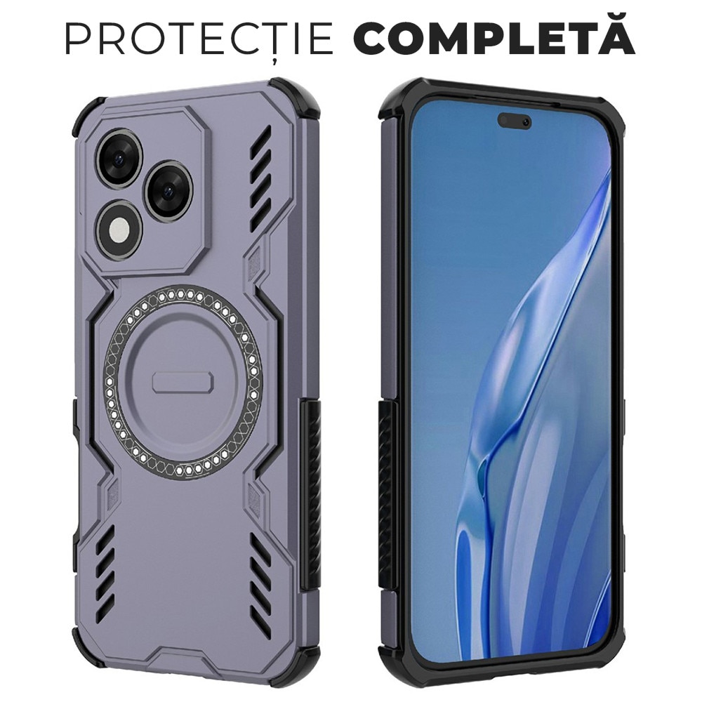 Husa pentru Honor 400 Lite ArmorMag, Magsafe, Antisoc, Calitate Premium, Protectie Superioara, DaDen, Mov