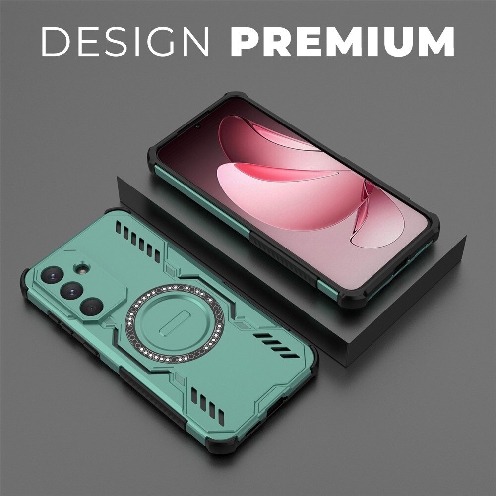 Husa pentru Samsung Galaxy S25 FE DaDen® ArmorMag, Magsafe, Antisoc, Calitate Premium, Protectie Superioara, Verde