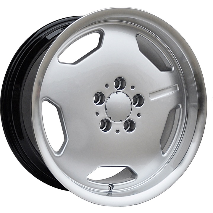 Set (4 bucati) jante 632 17x8 5x112 ET35 - MS - lustruit + argintiu