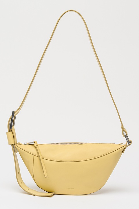 AllSaints, Luna bőrtáska állítható keresztpánttal, Bézs