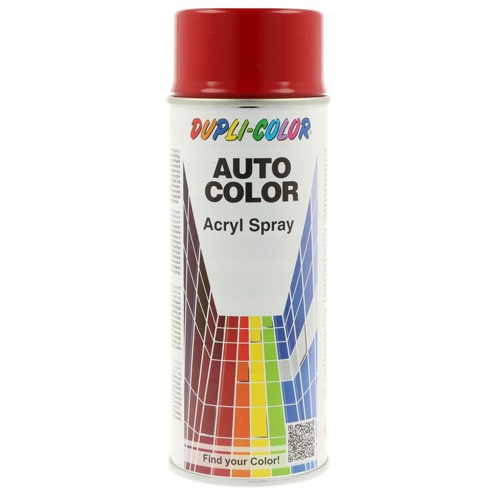 Dupli-Color 5-0400 autófesték, piros, spray 400ml, hibajavításhoz
