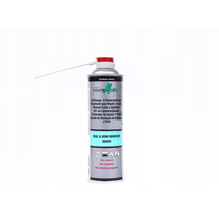 Tömítéseltávolító spray, Motip, 500 ml, fémhez, fához, kerámiához, üveghez, műanyaghoz