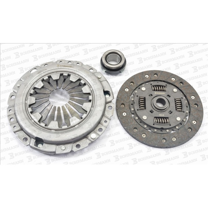 Set ambreiaj BOHRMANN, 180mm, 24 dinti, pentru Hyundai Atos și i10