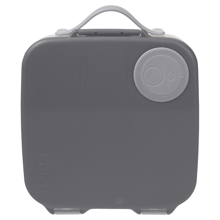 Caserola compartimentata LunchBox, +3 ani, 2 l, Gri, B.Box