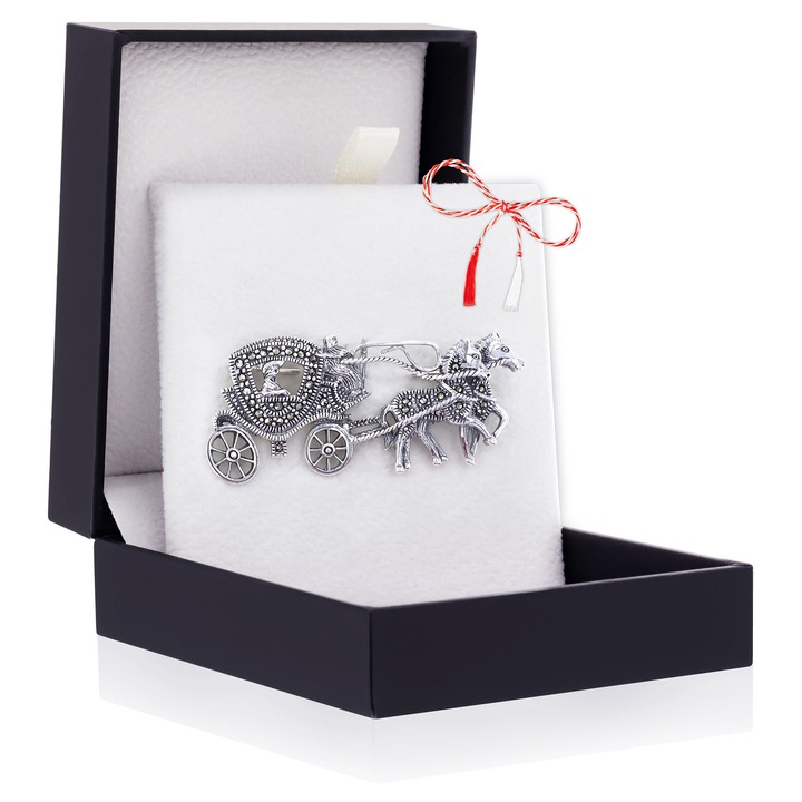 Brosa Argint 925 Caleasca – Marcasite