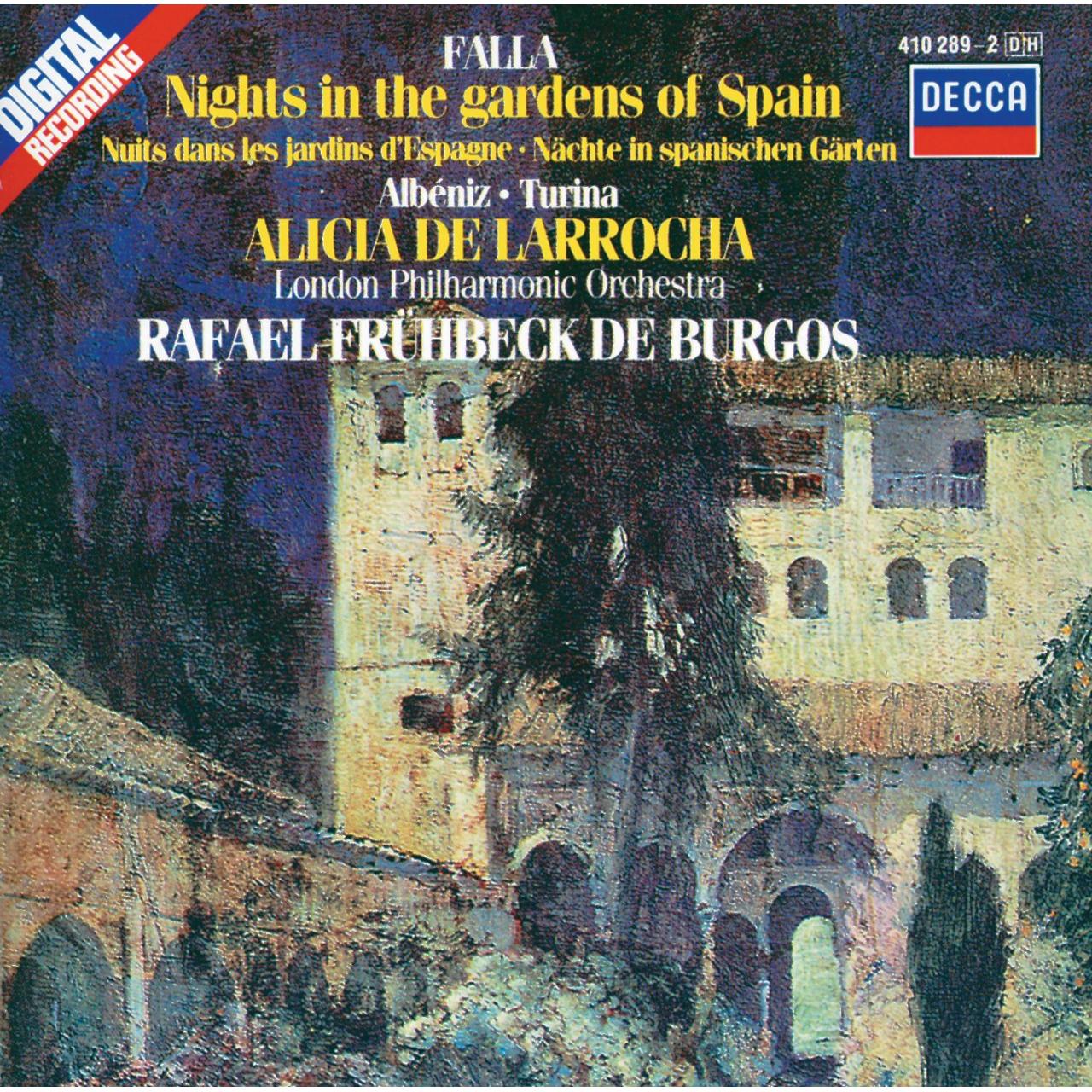Alicia De Larrocha-Nights In The Gardens Of Spain-Manuel De Falla, Isaac Albeniz-CD