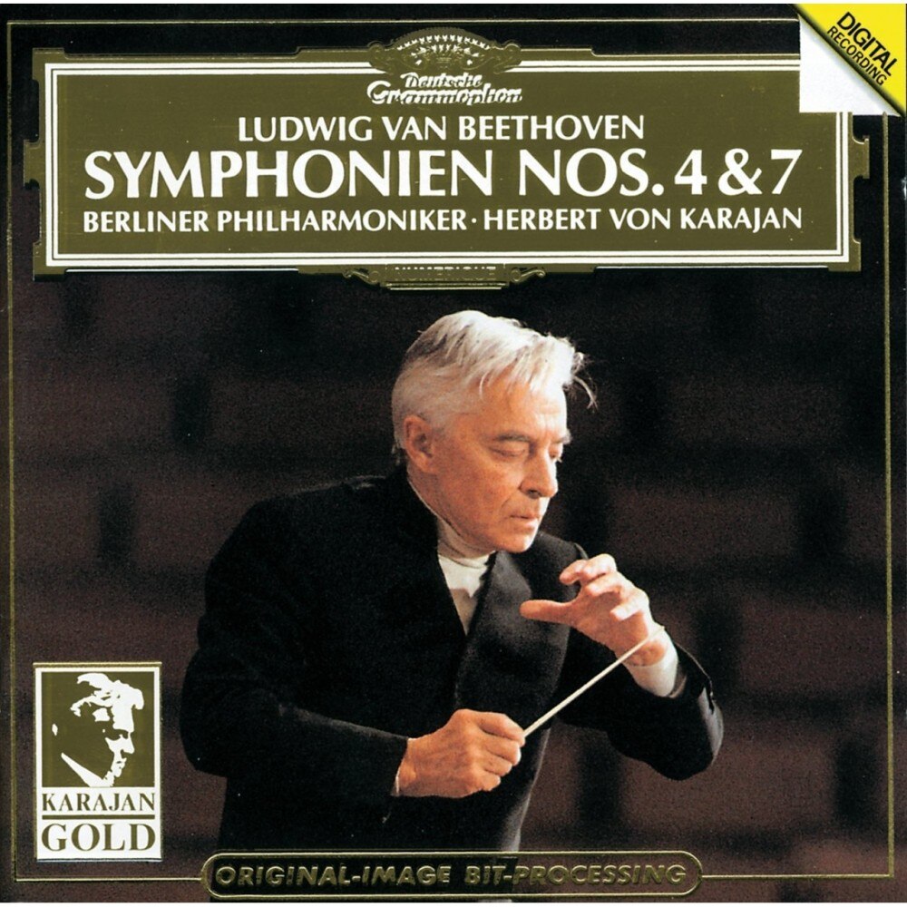 Herbert von Karajan-Symphonies 4 & 7-Ludwig Van Beethoven-CD