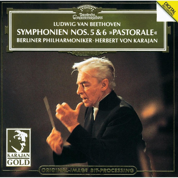 Herbert von Karajan-Symphonies Nos. 5 & 6 "Pastoral"-Ludwig Van Beethoven-CD