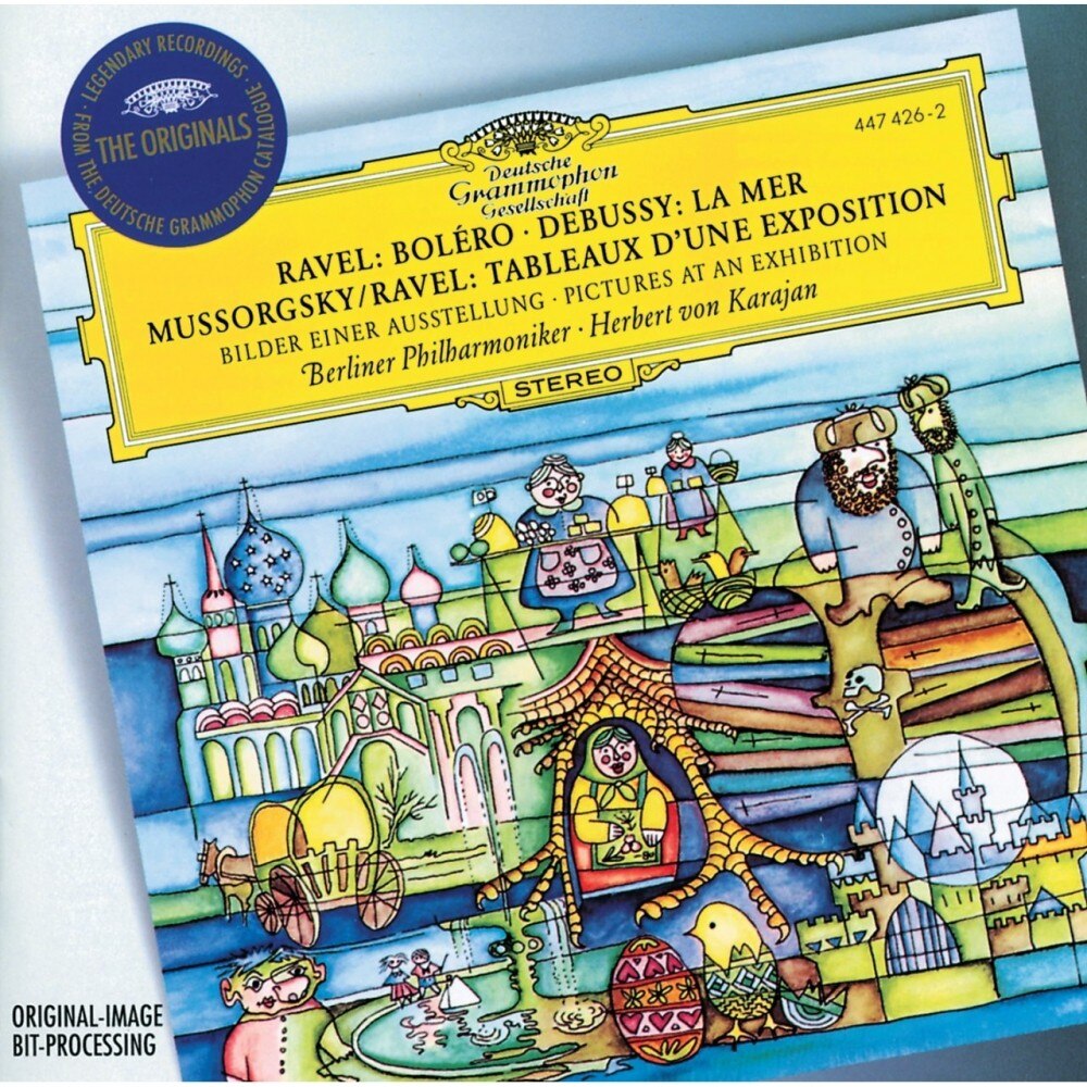 Herbert von Karajan-Bolero /La Mer /Pictures At An Exhibition-Debussy, Mussorgsky, Ravel-CD