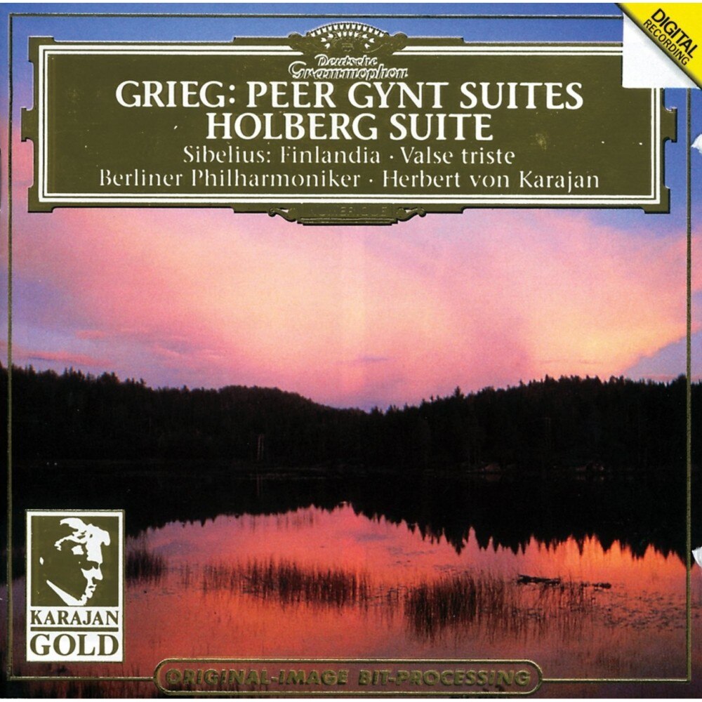 Herbert von Karajan, Hans Priem-Bergrath-Peer Gynt Suites/ Holberg Suite-Edvard Grieg, Jean Sibelius-CD