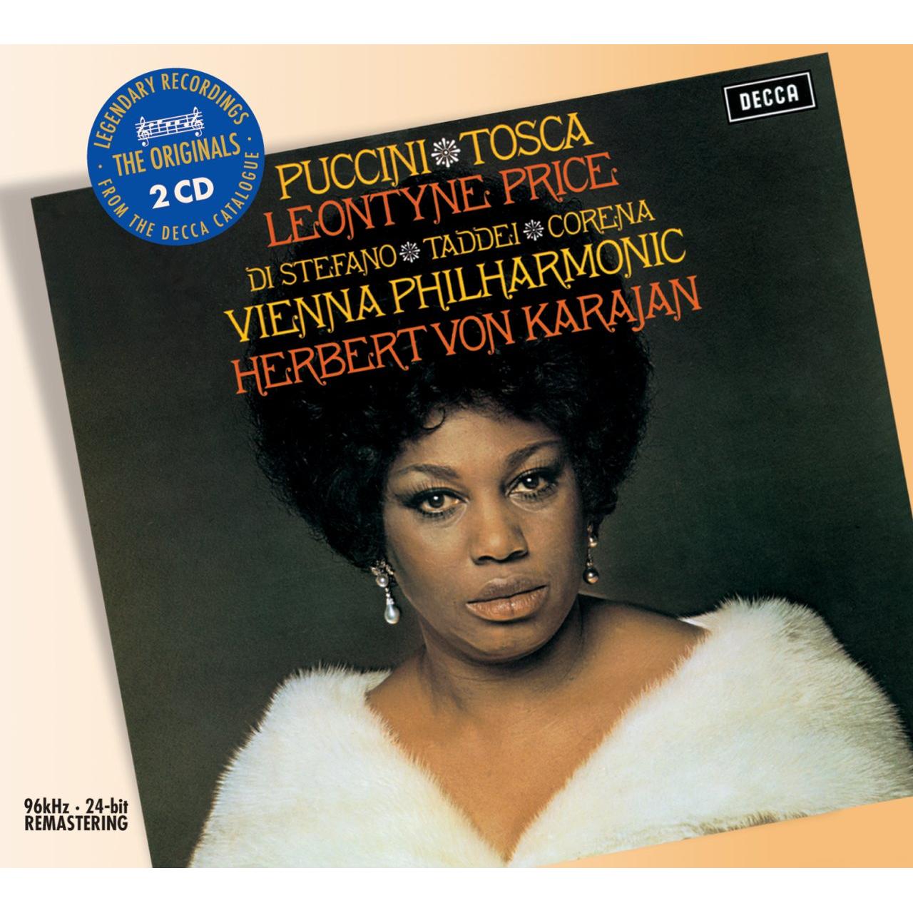 Alfredo Mariotti, Carlo Cava, Fernando Corena, Giuseppe Di Stefano, Giuseppe Taddei, Herbert Weiss, Leonardo Monreale, Leontyne Price, Piero De Palma, Vienna State Opera Chorus-Tosca-Giacomo Puccini-2CD