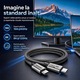Cablu USB-C la USB-C PD 240W, 80Gbps, Suport Video 16K@60Hz, 8K@120Hz, TEKHERO, Transfer Date si Incarcare SuperFastCharge PD 3.1, Thunderbolt 5, Compatibil cu iPhone, Samsung, iPad, Macbook, Huawei, Xiaomi, Design Durabil, Conectori Metalici, Negru, 1m