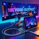 Кабел TekHero® USB-C към USB-C USB4.2, 80Gbps трансфер и бързо зареждане 240W PD (5A), за лаптоп, телефон, таблет, Premium текстил, 1м, черен