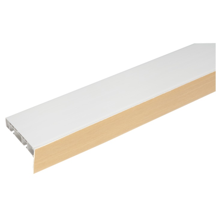 Sina-PVC, BERLIN cu masca (50 mm), 2-canale, natur,180 cm, cu toate accesoriile pentru montare