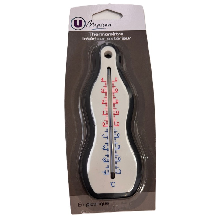 Termometru de interior / exterior, plastic