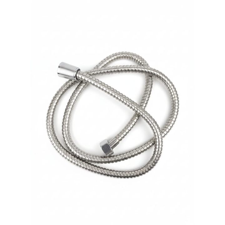 Furtun de duș Cromat, 150 cm, flexibil, anti-rasucire