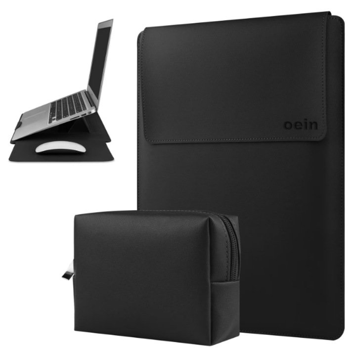 Husa Laptop 13-14 inch, Piele Ecologica, 14 inch