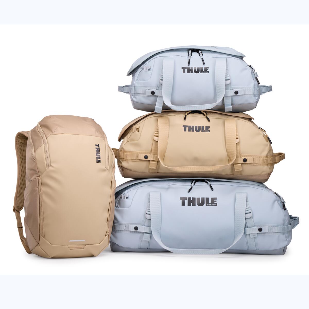 Rucsac urban Thule Chasm 26L, Gentle Beige, rezistent la intemperii, compartiment laptop 16 inch