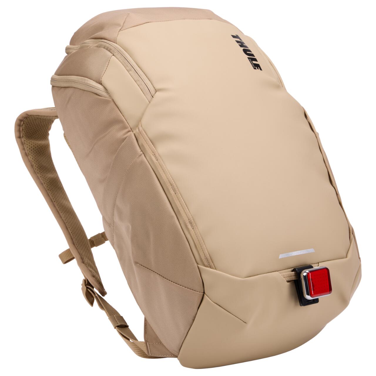 Rucsac urban Thule Chasm 26L, Gentle Beige, rezistent la intemperii, compartiment laptop 16 inch