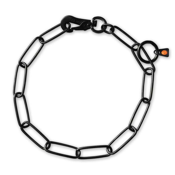 Zgarda Sprenger Kolaro, inox, ajustabil, 3.0mm, 56cm, negru
