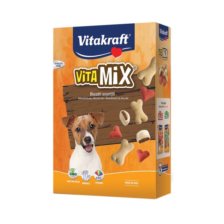 Biscuiti Vitakraft Vita Mix, pentru caini, 400gr, cu multivitamine