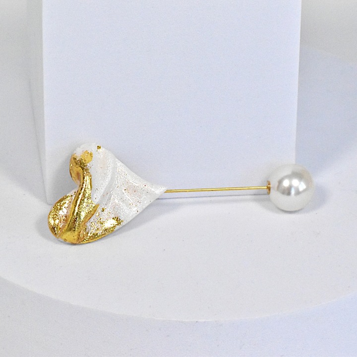 Brosa NARRU, lut polimeric, model abstract, multicolor